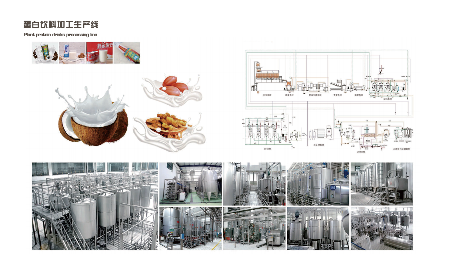 蛋白饮料加工生产线